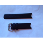 AL13000 Alessi Out_Time Black Leather Watch Band by Andrea Branzi